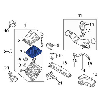 Hyundai OE - Left Engine Air Filter