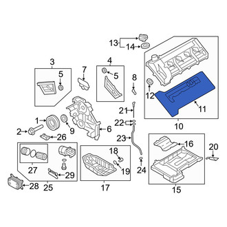 Hyundai OE - Right Engine Valve Cover Gasket