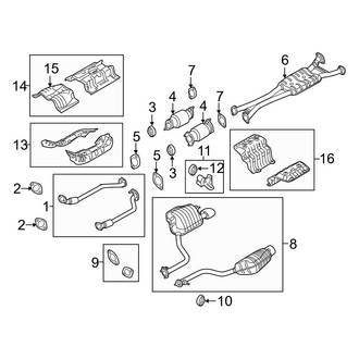 Hyundai OE - Exhaust System - Exhaust Components