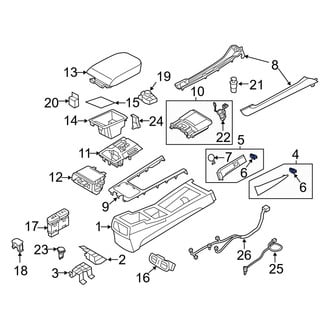 Hyundai OE - Console Panel Clip