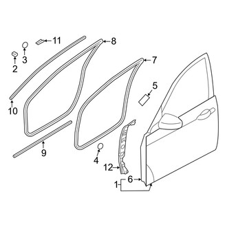 Hyundai OE - Front Door - Door & Components