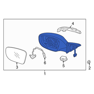 Hyundai OE - Front Right Door Mirror