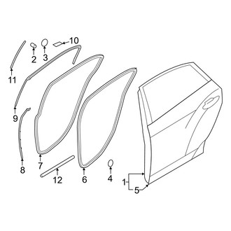 Hyundai OE - Rear Door - Door & Components