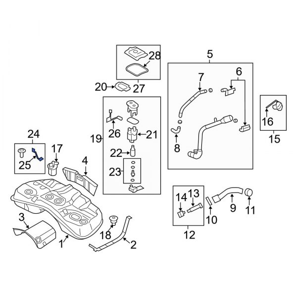 Fuel Sender and Hanger Assembly