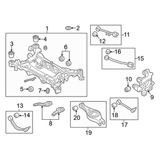 Hyundai OE - Rear Suspension - Suspension Components