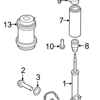 Hyundai OE - Rear Suspension - Shocks & Components