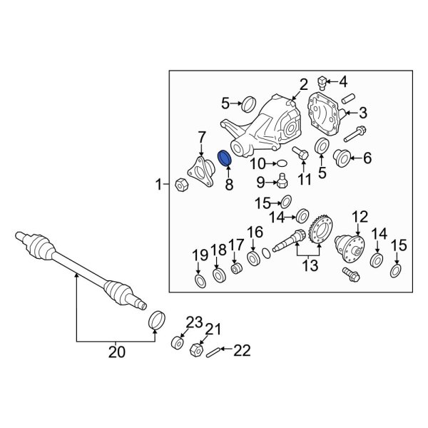 Differential Pinion Seal