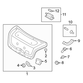 Hyundai OE - Trunk Lid - Interior Trim