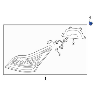 Hyundai OE - Tail Light Nut