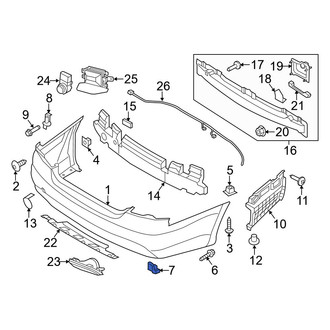 Hyundai OE - Spoiler Nut