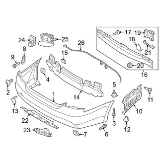 Hyundai OE - Rear Bumper - Bumper & Components