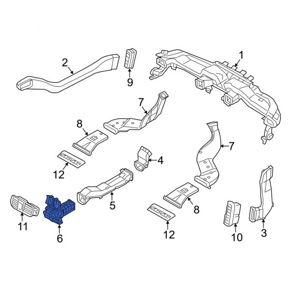 Instrument Panel Air Duct