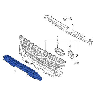 Hyundai OE - Front Lower Grille