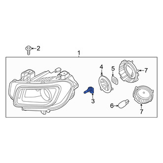 Hyundai OE - Front Headlight Bulb