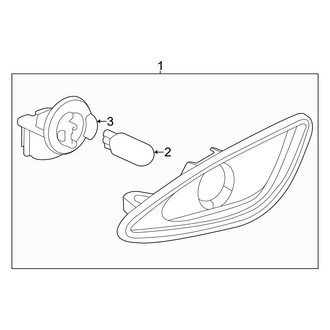 Hyundai OE - Front Lamps - Side Repeater Lamps