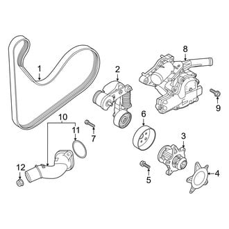 Hyundai OE - Cooling - Belts & Pulleys (Denim / SE / SEL)