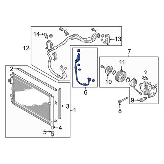 Hyundai OE - A/C Refrigerant Discharge Hose