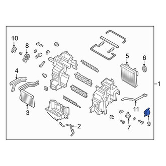 Hyundai OE - HVAC Air Inlet Door Actuator