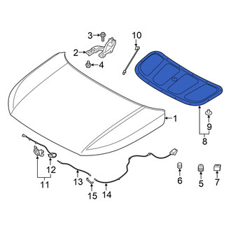 Hyundai OE - Front Hood Stop Buffer