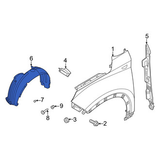 Hyundai OE - Front Right Fender Splash Shield