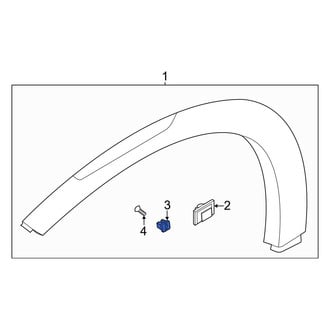 Hyundai OE - Wheel Arch Molding Clip