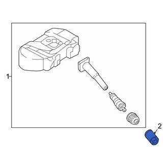 Hyundai OE - Tire Pressure Monitoring System (TPMS) Sensor Nut