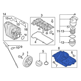 Hyundai OE - Engine Oil Pan