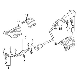 Hyundai OE - Exhaust System - Exhaust Components