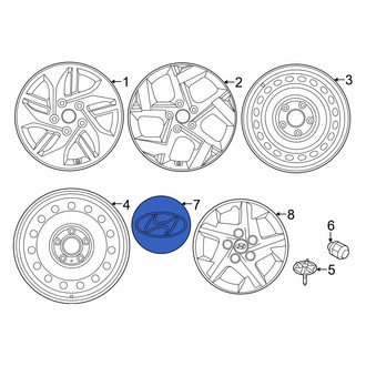 Hyundai OE - Wheel Cap