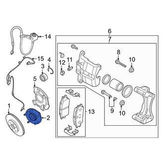 Hyundai OE - Front Wheel Hub