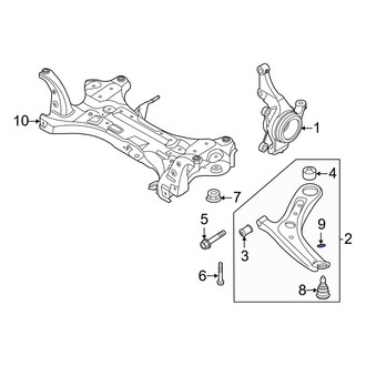 Hyundai OE - Front Suspension Ball Joint Snap Ring