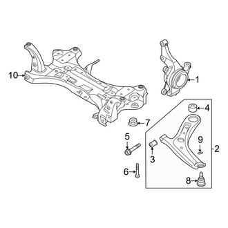 Hyundai OE - Front Suspension - Suspension Components (Denim / SE / SEL)