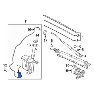 Hyundai OE - Windshield Washer Pump