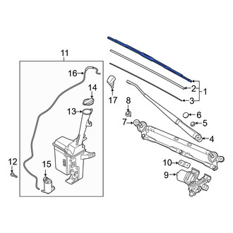 Hyundai OE - Front Right Wiper Blade