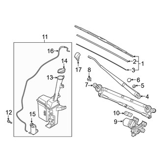Hyundai OE - Washer Fluid Reservoir