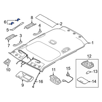 Hyundai OE - Interior Grab Bar Clip