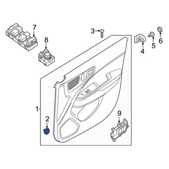 Hyundai OE - Door Interior Trim Panel Retainer