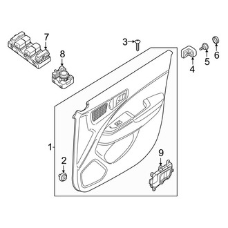 Hyundai OE - Front Door - Interior Trim