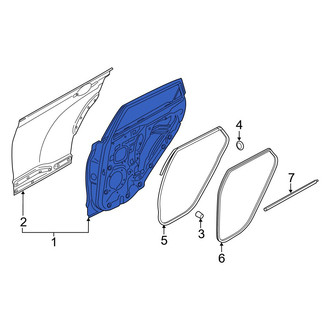 Hyundai OE - Rear Right Door Shell