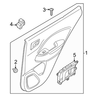 Hyundai OE - Rear Door - Interior Trim