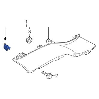 Hyundai OE - Quarter Panel Trim Panel Clip