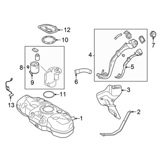 Hyundai OE - Fuel System Components (Denim / SE / SEL)
