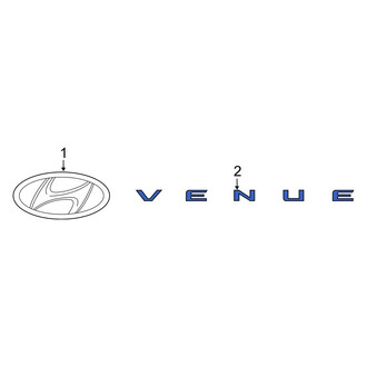 Hyundai OE - Rear Hatch Emblem