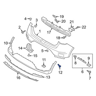 Hyundai OE - Bumper Cover Screw
