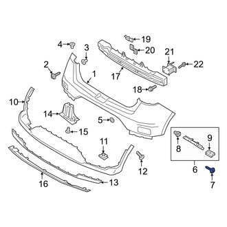 Hyundai OE - Bumper Cover Screw