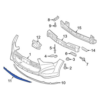 Hyundai OE - Front Bumper Trim
