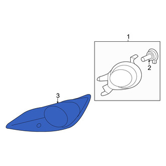 Hyundai OE - Front Right Fog Light Trim
