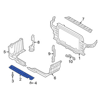 Hyundai OE - Front Lower Radiator Support Baffle
