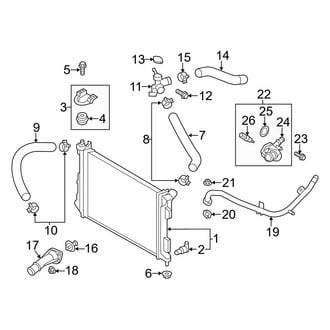 Hyundai OE - Cooling - Radiator & Components