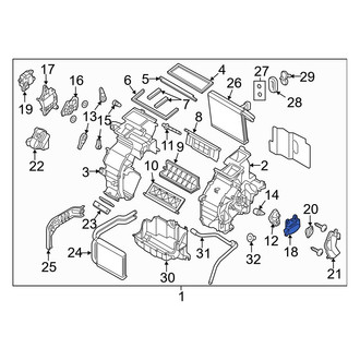 Hyundai OE - HVAC Blend Door Actuator